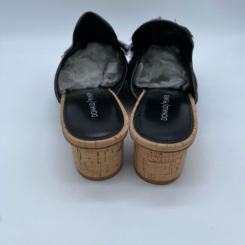 Donald Pliner Black Marra Tassel slides Size 9 - Picture 4 of 9